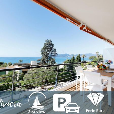 Suite Riviera - Sea View - Clim - 50M Plage - Residence De Standing - Spacieux 180 M2 - Parking 戛纳 外观 照片
