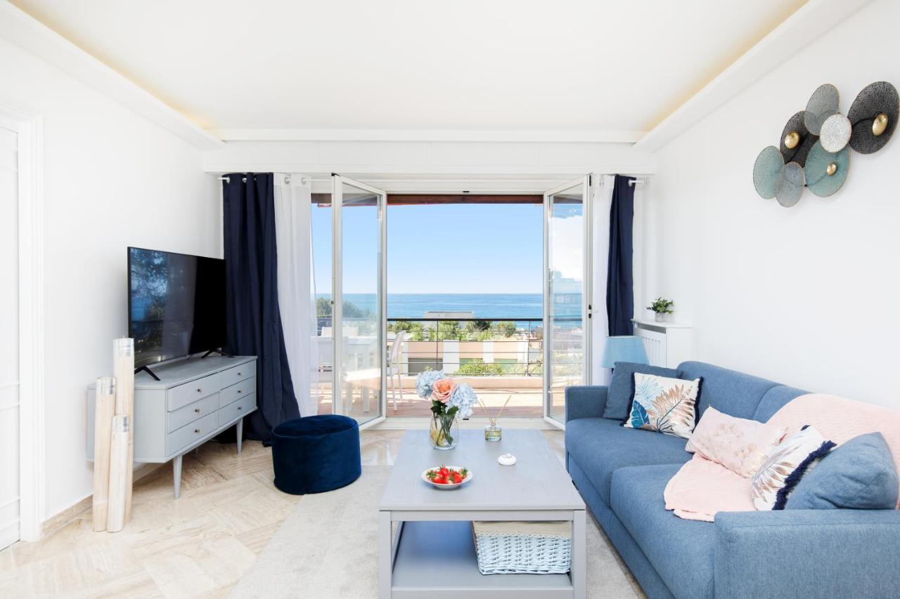Suite Riviera - Sea View - Clim - 50M Plage - Residence De Standing - Spacieux 180 M2 - Parking 戛纳 外观 照片