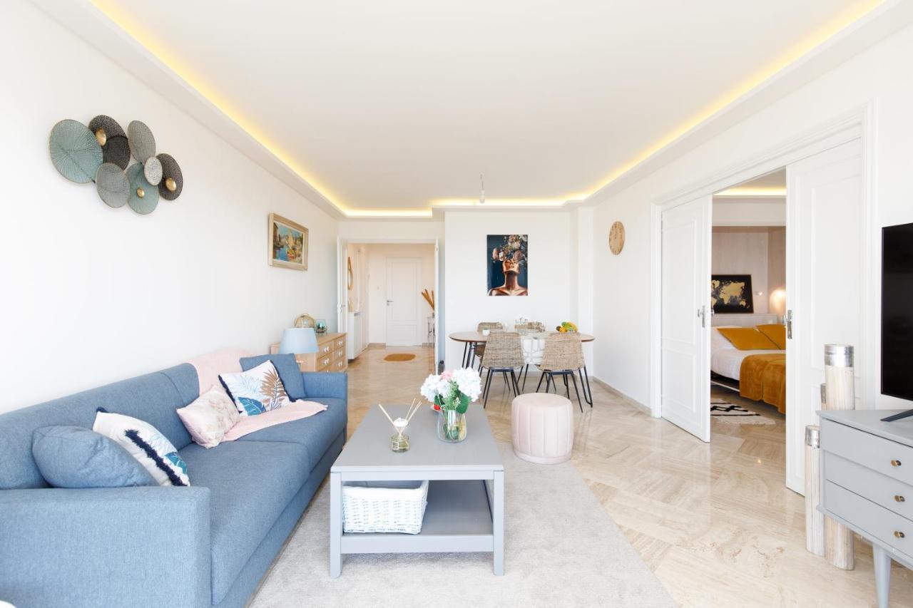 Suite Riviera - Sea View - Clim - 50M Plage - Residence De Standing - Spacieux 180 M2 - Parking 戛纳 外观 照片